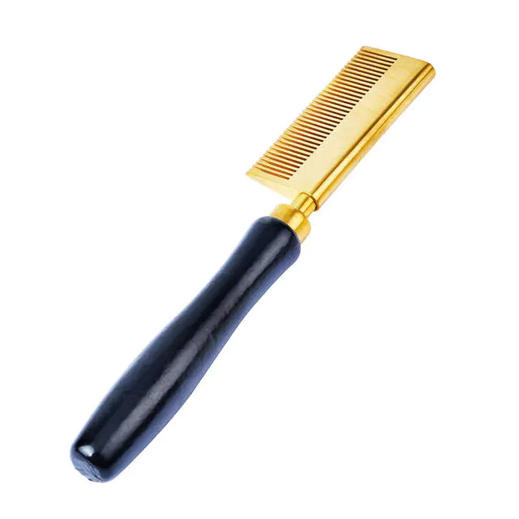 프레싱 빗 브래스(Pressing Comb Brass)가 꼬불꼬불한 머리카락을 위한 스타일리스트의 비밀인 이유 프레싱 빗 브래스(Pressing Comb Brass)가 꼬불꼬불한 머리카락을 위한 스타일리스트의 비밀인 이유
